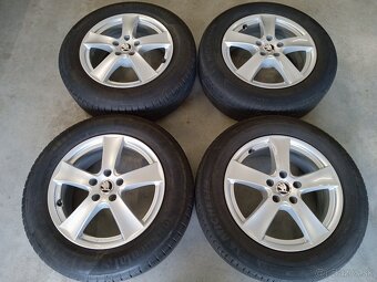 Predam letne ALU 5x112 R17 7J ET40 DEZENT SKODA KODIAQ - 2