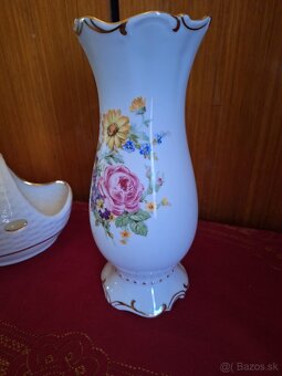 Porcelánová váza dóza Československo - 2