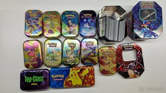 Predám kolekciu Pokémon TCG doplnkov a karier - 2