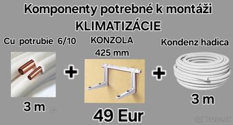 Klimatizácia NOVÁ WIFI kúriť chladiť - 2