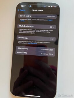 iPhone 16 pro max 256gb biely - 2