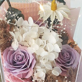 Mydlová kytica s venovaním - 2