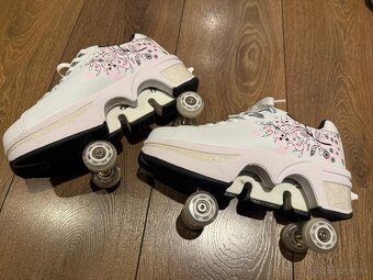 Dievčenské topánky s kolieskami, kolieskové korčule - 2