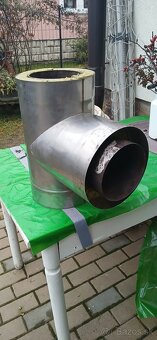 Nerezovy komin, T kus - 2