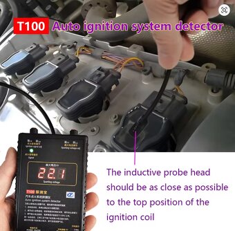 Detektor systému automatického zapaľovania T100 pre 12V/24V - 2