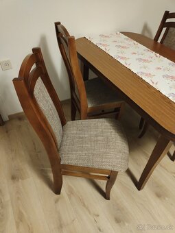 Jedálenský stôl + 4 stoličky - 2