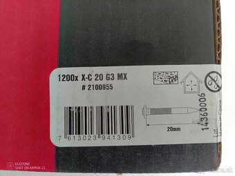 Hilti klince do betónu 1200 zásobníkove - 2