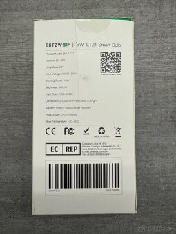 Predám Blitzwolf BW-LT21 (Smart Bulb) 3ks - 2