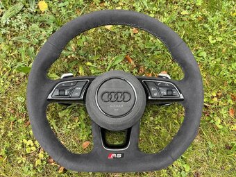 -AUDI MULTIFUNKCNY VOLANT ALKANTARA s logom RS - 2