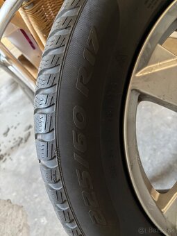zimná sad z audi A6C8 225/60 r17 + 5x112 r17 - 2