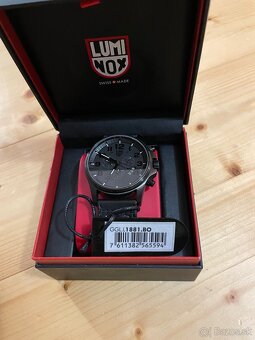 Hodinky Luminox Field Chronoalarm 47 black on black - 2