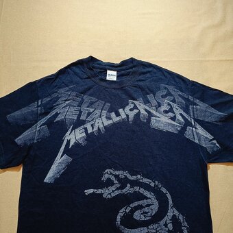 Metallica The black album 1991 čierne tričko s potlačou M - 2