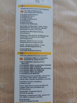 Protislnecne folie na okna - 2