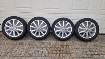 Zimná ALU VW sada 205/50 R17 , 5x112, VW Golf Vll - 2