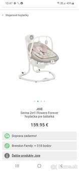 STOJANOVÁ HOJDAČKA SERINA 2v1 - 2