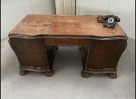 starožitný pracovný stol - 2