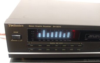 Graficky 2x7 pasmovy equalizer TECHNICS SH-GE70 vyroba JAPAN - 2