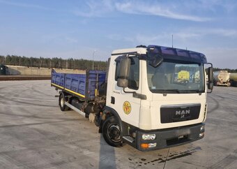 MAN TGL 12-250 - 4x2 – SklápěčValník + HR-PM 5 – EURO 5 - 2