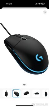 Predám Hernú myš Logitech G203 Pridigy - 2