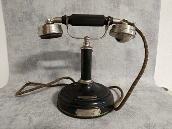 Velmi starý historický telefon do sbírky, štítek Ericsson - 2