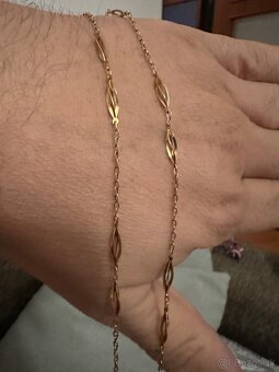 Damska zlata retiazka 14kt zlato - 2