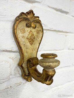 Starožitný nástenný svietnik - 2