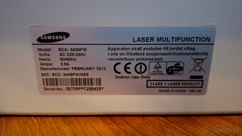 Laserova tlačiareň SAMSUNG SCX-3405 FW - 2