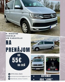Prenajom 8 miestne auto - 2