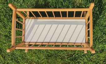 retro kolíska pre bábiku - 2