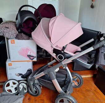Predám Stokke crusi trojkombinácia+komplet výbava - 2