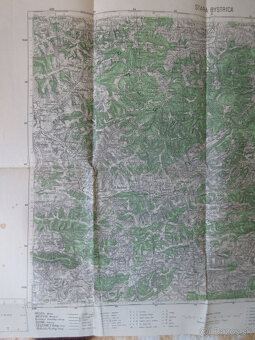 Mapa Stará a Nová Bystrica, Oščadnica, Terchová r. 1957 - 2