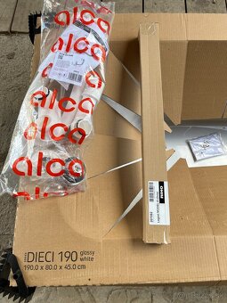 dvojitá plastová vaňa jungborn 190x80 duo white - 2