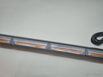 Led majáková rampa slim oranžova - šírka 59 cm - 15 režimov - 2