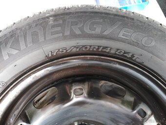 Letné 6,5mm s diskami (3ks) zimné 7-7,5mm (4ks)175/70R14 84T - 2
