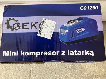 Predám mini kompresor s LED baterkou - 2