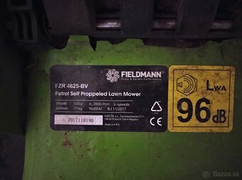 Predám kosačku Fieldmann FZR 4625-BV - 2