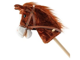 Hobby Horse so zvukom a kolieskami Bruno Baby Mix Brown - 2