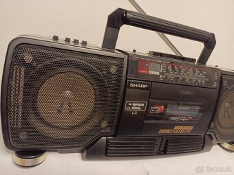 Sharp WQ 238 H radiomagnetofon retro 2 kazeťák Japan - 2