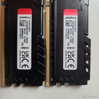 REZERVOVANÉ - 32GB RAM (2x16GB) DDR4 Kingston FURY 3200MHz - 2