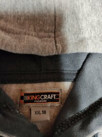 Pánska mikina sivá XXL/58...siva ...Zlava - 2