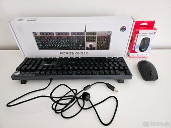 Klávesnica MSI FORGE GK310 + myš Genius NX-7000SE - 2