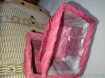 Prútená/Vypletaná sada- košíky - 2