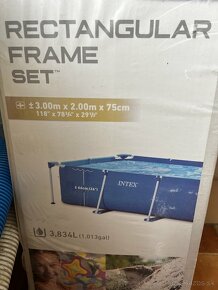 Predám bazén, Intex Frame Family II 3x2x0,75 m bez filracie - 2