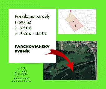 Predaj stavebného pozemku pri Parchovianskom rybníku - 2
