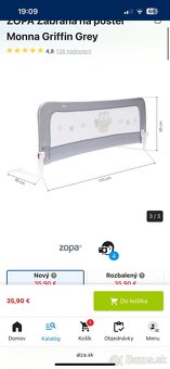 Zopa zábrana na postel - 2
