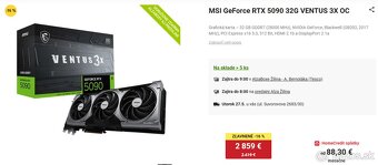 MSI GeForce RTX 5090 32G VENTUS 3X OC - 2