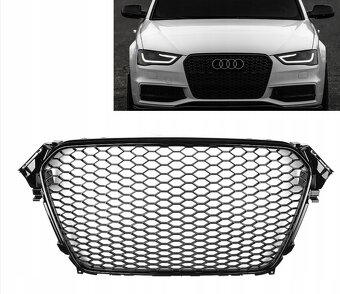 Audi A4 B8 Lift 12-15 Maska RS LOOK Lesk - 2