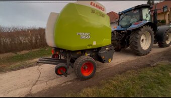 Balíkovač lis na guľaté baliky s vario komorou claas variant - 2
