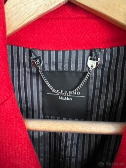 MaxMara Weekend červený vlnený kabát - 2