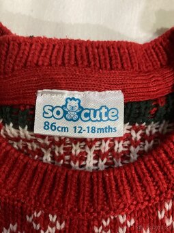 Vianočný svetrik uni, vianočné pančušky - 2